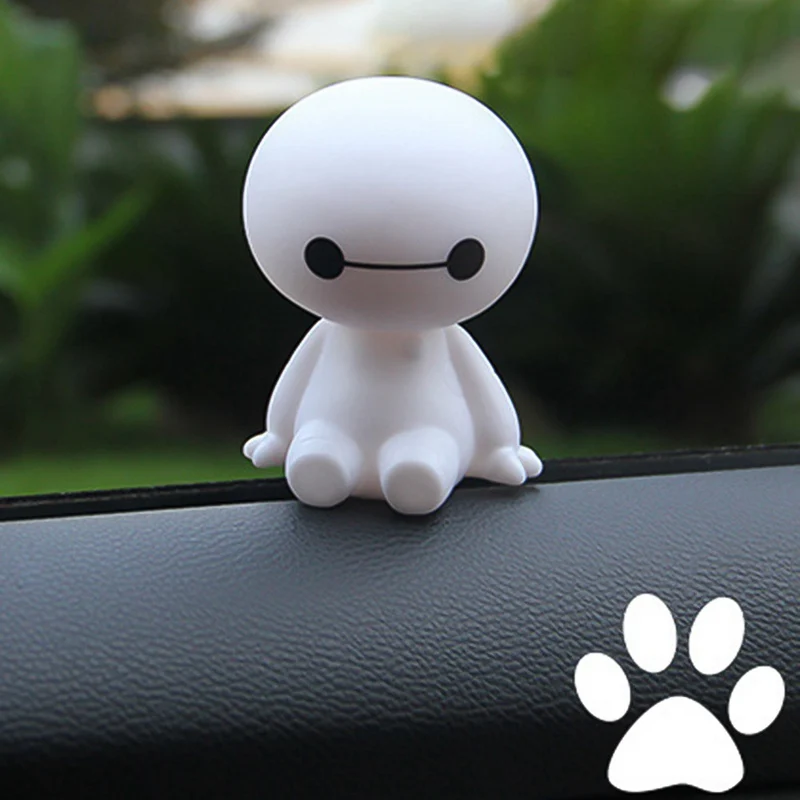 

Car Decorations Creative Cute Shaking Head Robot Car Interior Car Dashboard Ornament Home Tabletop Decorations Toys Doll Gift