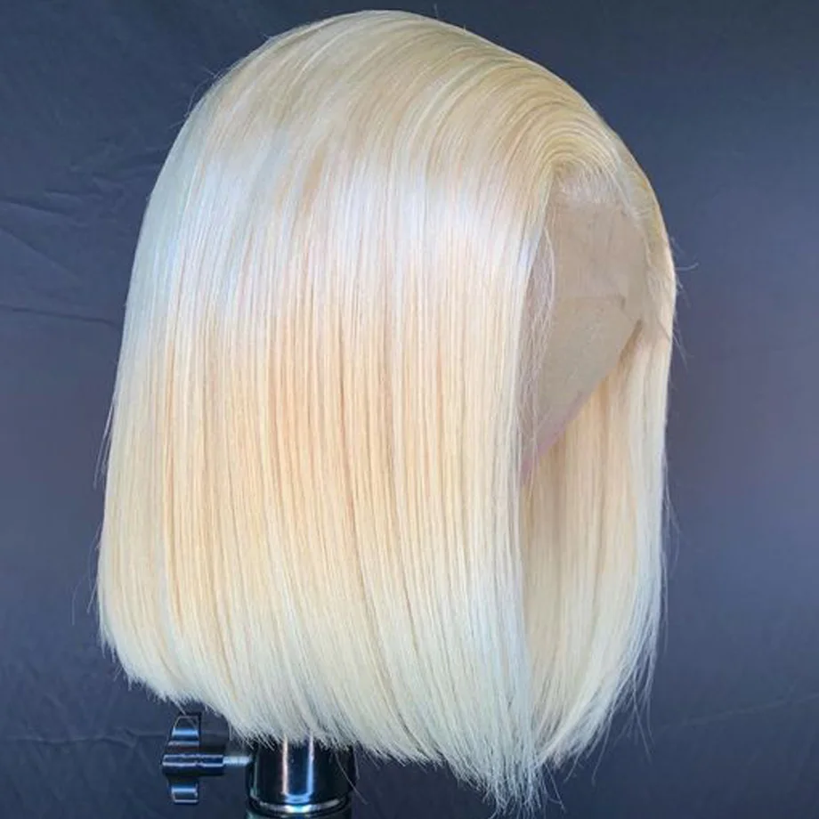 Короткие прямые Омбре блонд 613 Боб Длинные бразильские кружевные фронтальные