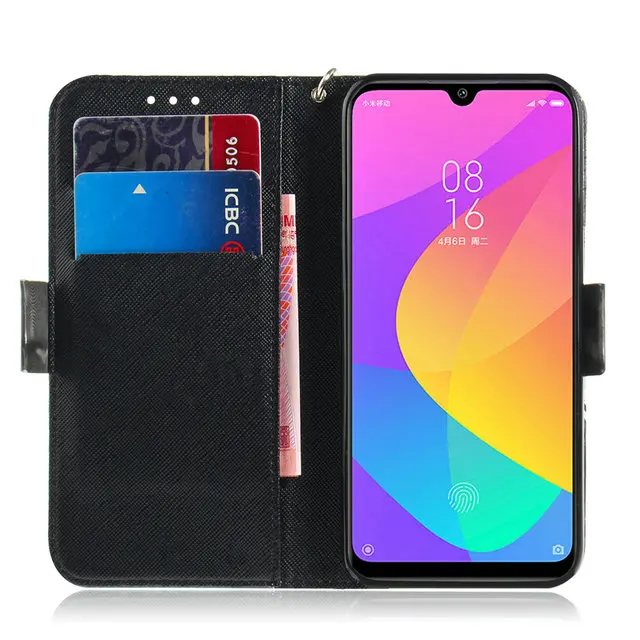 6,09 ''mi A3 защитный чехол Xiaomi mi A3 чехол 3D милый кошелек из искусственной кожи для Funda Xiaomi mi A 3 Чехол mi 3A чехол для телефона mi A 3
