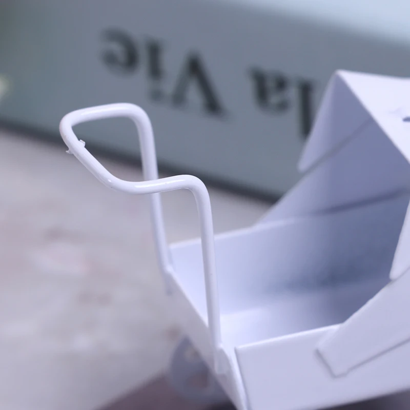 1 шт. DIY Миниатюрный Пластик коляска велосипед автомобиля Белый Детские коляски