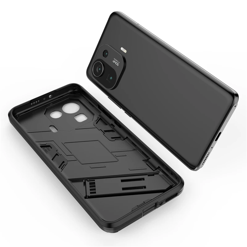 

Phone Holder Case For Xiaomi Mi 11 Pro Case Bumper Hard PC Armor Full Cover For Xiaomi Mi 11 Pro Case For Xiaomi Mi 11 Pro 6.81"