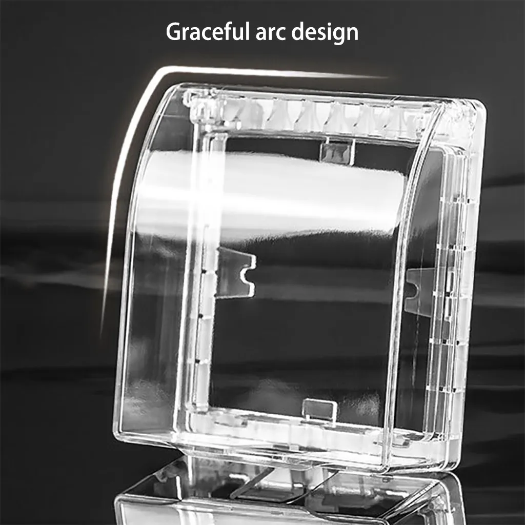 Universal switch socket Protective box Dust cover for 86 Type wall Rectangular household waterproof | Дом и сад