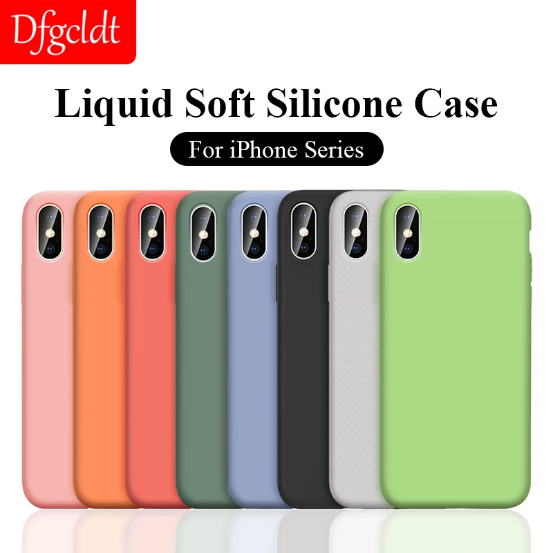 Оригинальный официальный матовый чехол для телефона iPhone 11 Pro XR X XS Max силиконовый