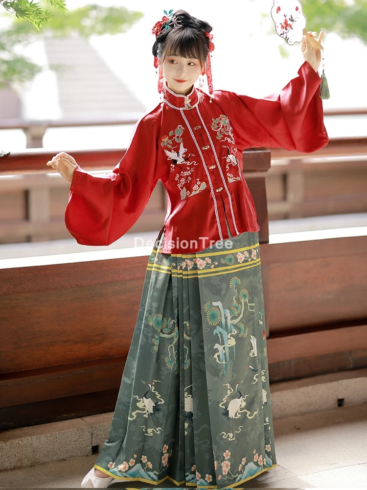 

2021 lady casual hanfu traditional chinese costumes ancient retro dance hanfu woman retro cosplay stage performance costume