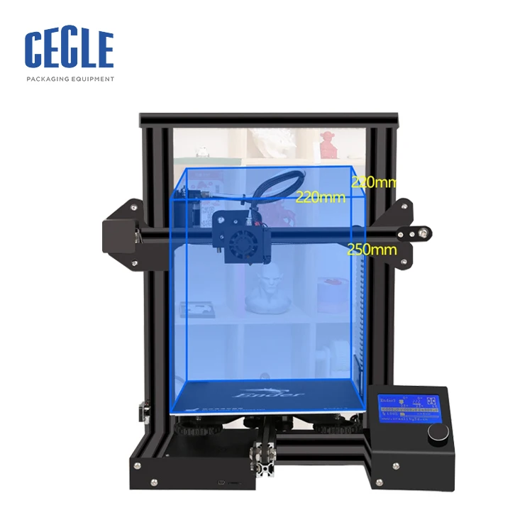 

FDM Small DIY 3d Printer 220*220*250mm Industrial Design Printing