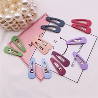 10pcsset2020 korean version of frosted hair clip ins simple wild candy color bb clip hair accessories
