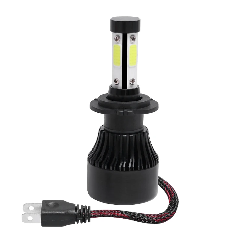 PAMPSEE 4 стороны люмен COB 80 Вт 8000lm H4 Hi короче спереди и длиннее сзади) H7 H11 9005 9006 Автомобильный светодиодный головной светильник лампы авто светодиодный налобный фонарь светодиодный светильник 12v 24v
