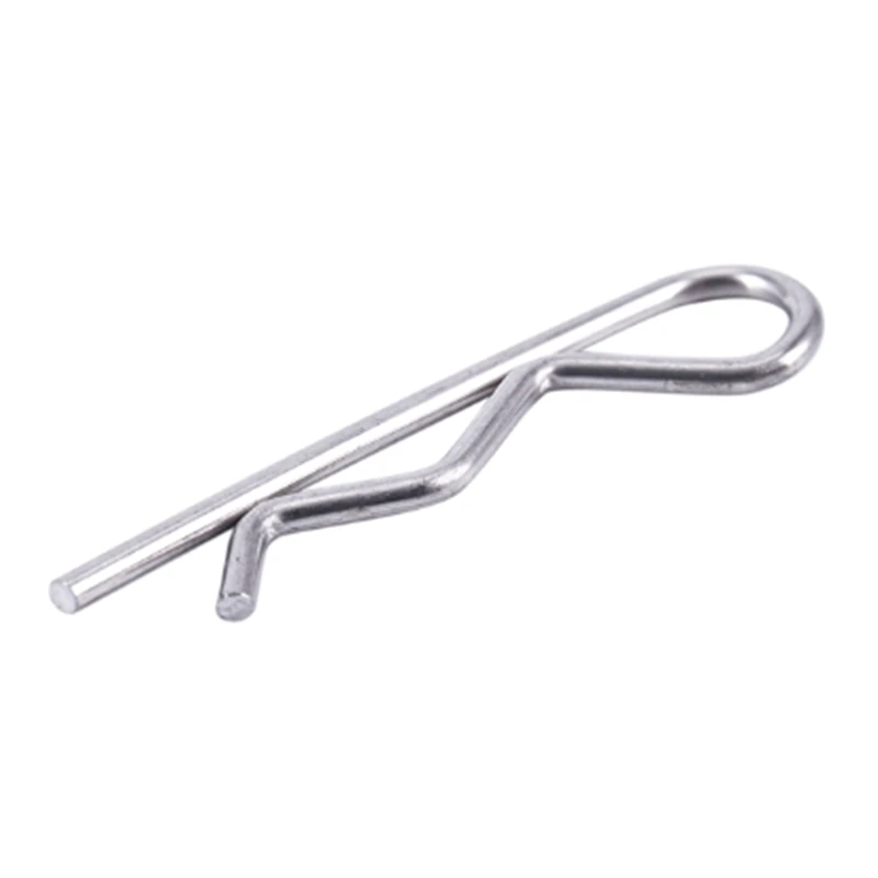

16 Pcs Spring Clasp Metal Cotter Pin Clip Clasp Silver