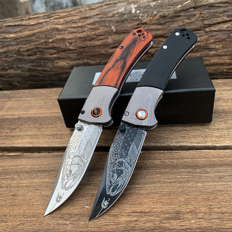 

Axis System Outdoor knives Folding Fish pattern S30V Blade EDC Tool Hiking Camping Survival Knives 15080