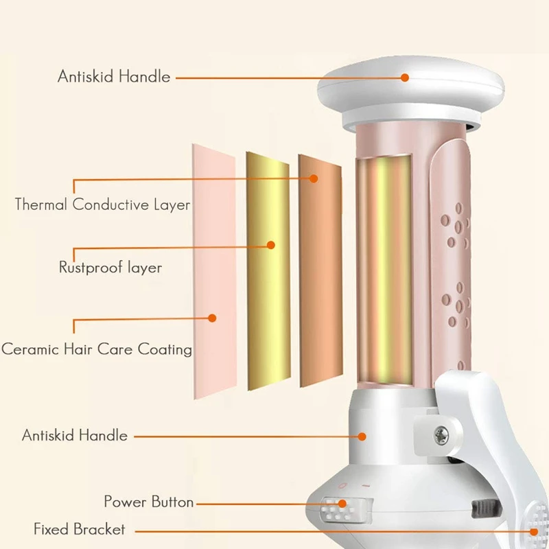 Беспроводной щипцы для завивки 1 дюймовая керамическая палочка профессиональная