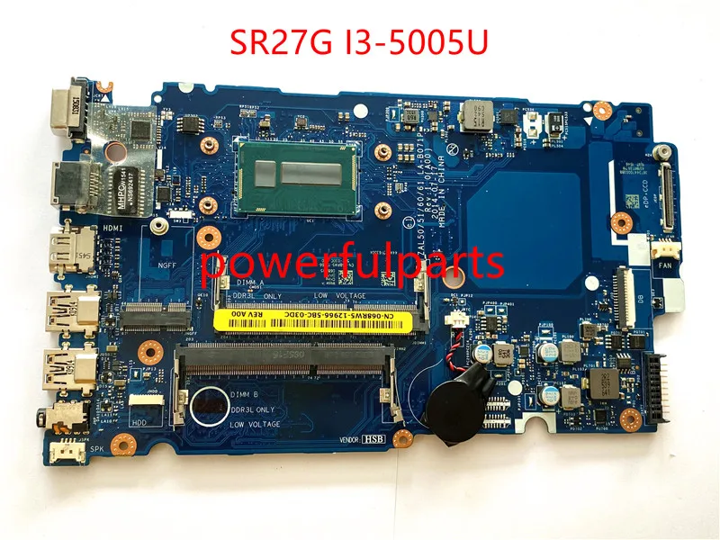 Материнская плата 100% для DELL Latitude 3450 с системой SR27G I3 5005U L3450 материнская 068RW5 ZAL50 LA