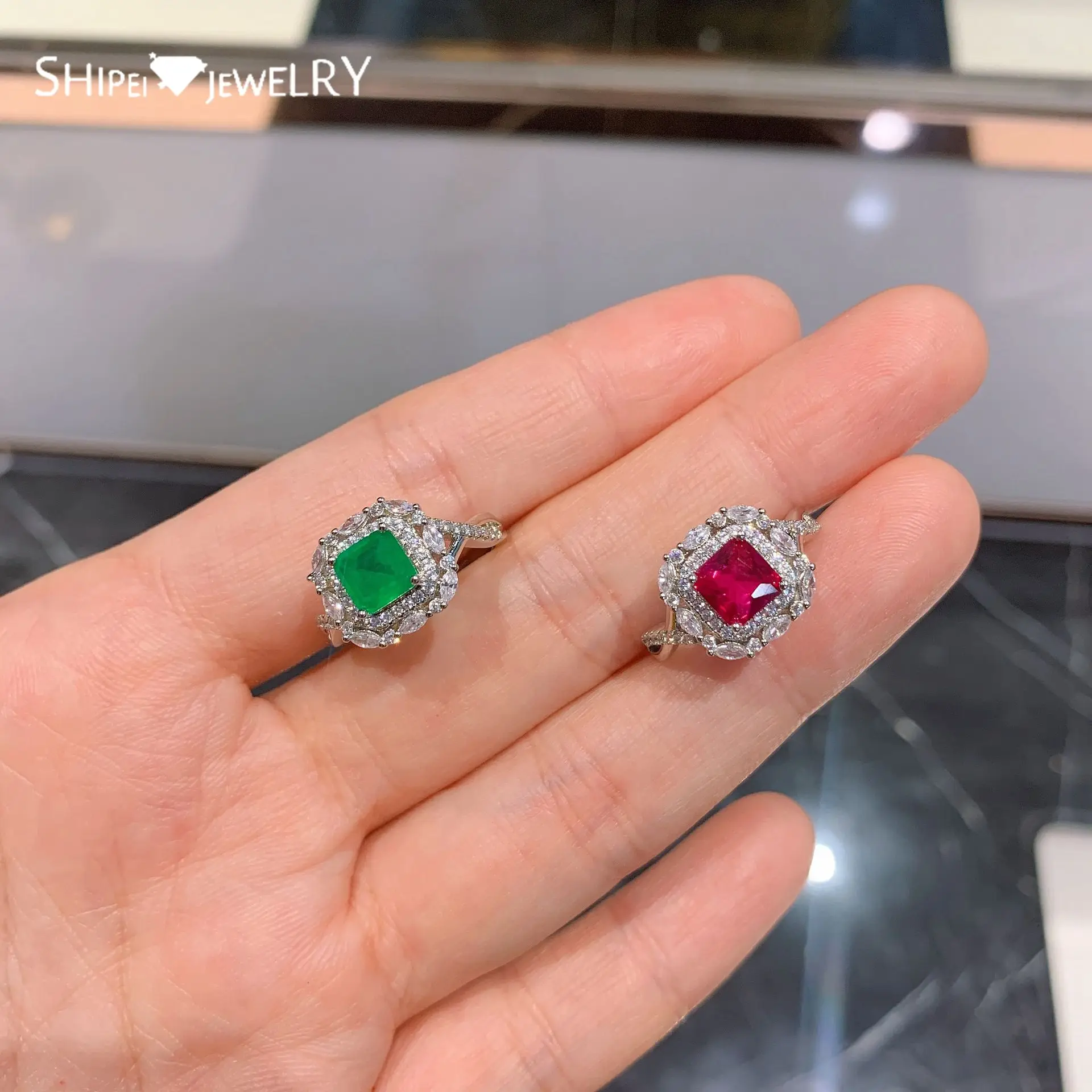 Женское Обручальное Кольцо Shipei Ювелирное кольцо из стерлингового серебра 925