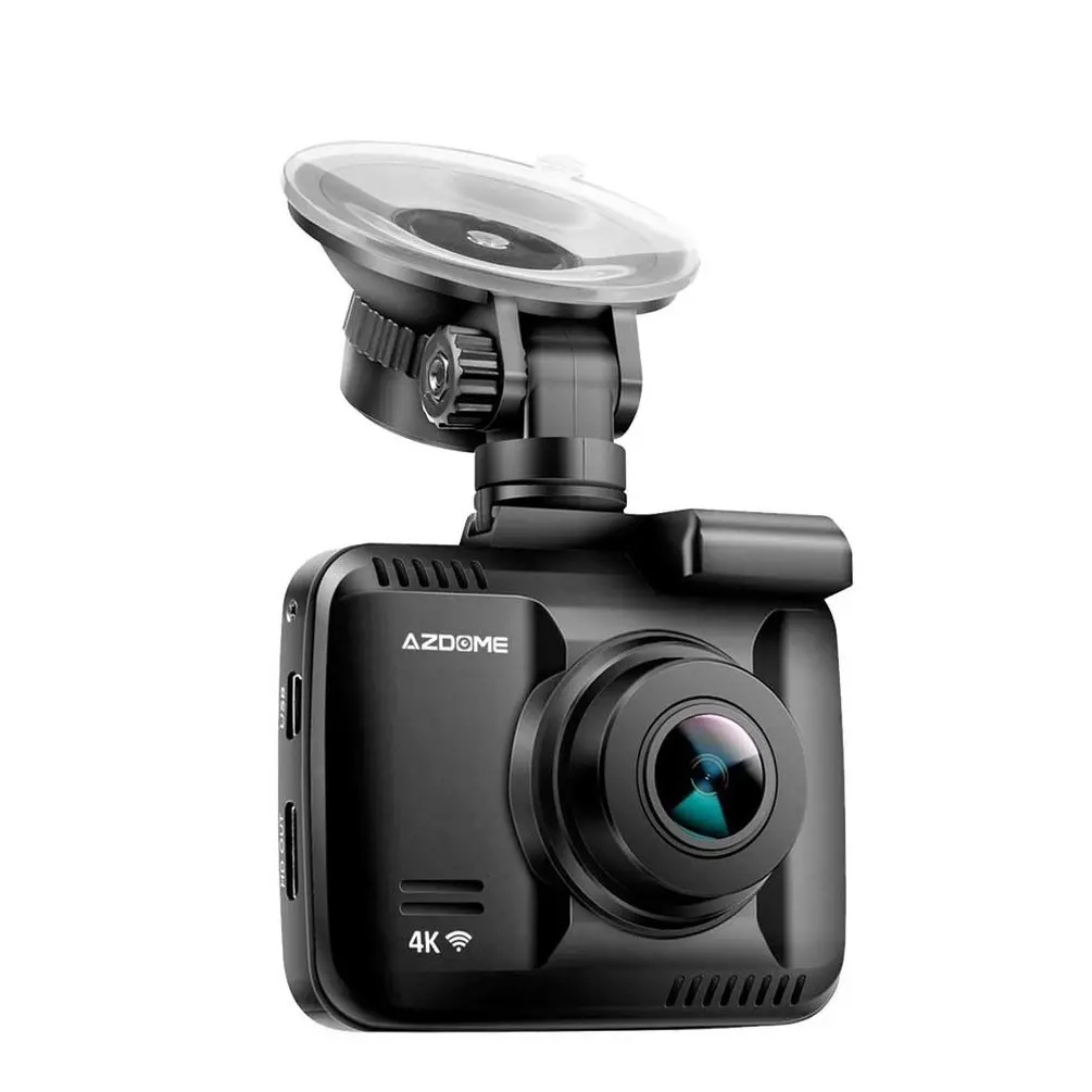 AZDOME Gs63H 4K Встроенный Gps Wifi Автомобильный видеорегистратор регистратор видеорегистратор для транспорта, с двумя объективами видеокамера видеорегистратор ночного видения