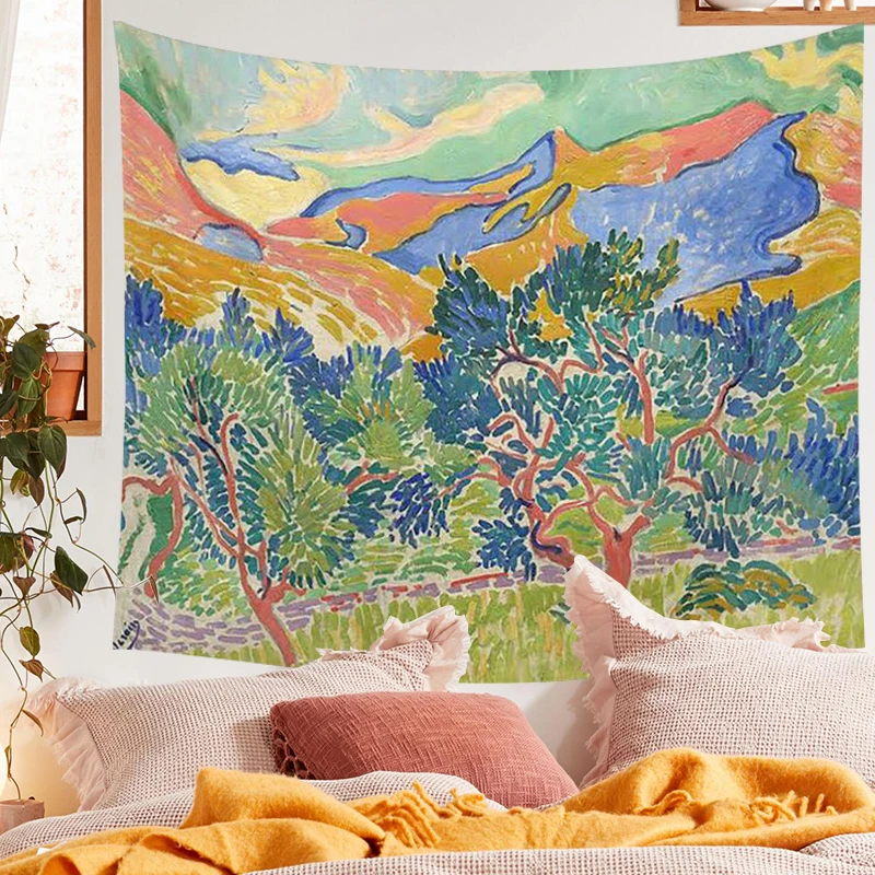Настенный художественный гобелен Анри матиссе настенный подвесной горный
