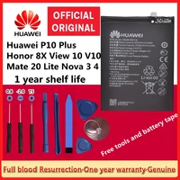 hua wei original phone battery hb386589ecw 3650mah for huawei p10 plus honor 8x view 10 v10 mate 20 lite nova 3 4 batteries tool