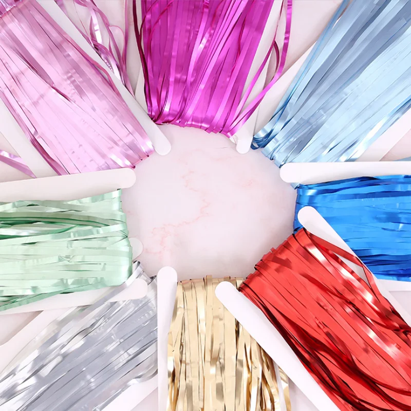 1*2 м метр Праздничная Вечеринка воздушный шар дождь Шелковый День рождения