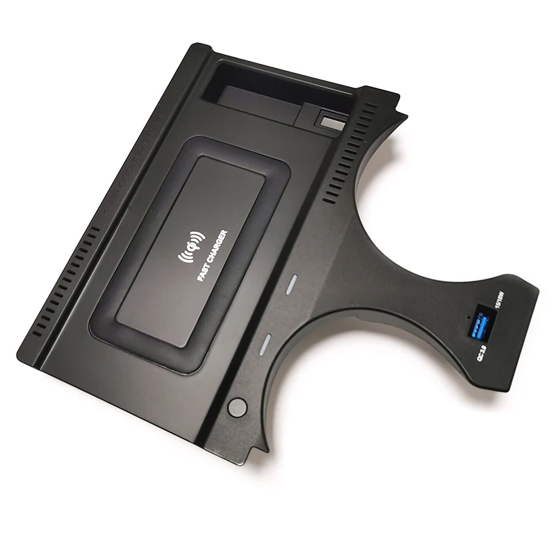 for bmw x3 x4 g01 g02 2018 2021 15w qi wireless charger charging plate wireless mobile charger accessories for iphone free global shipping