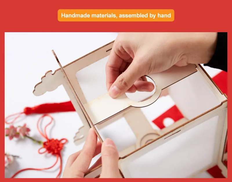 Mid-Autumn Festival Handmade Diy Gift Lantern Making Material Package Palace Hand Lamp Chinese Paper Wedding Party | Дом и сад