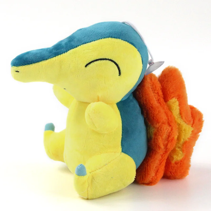 Cyndaquil A 11 видов стилей Ditto Lapras Wobbuffet Cyndaquil Snorlax Psyduck Lucario Mew Mudkip милые плюшевые куклы Pandent игрушки для детей - Цвет: Cyndaquil A