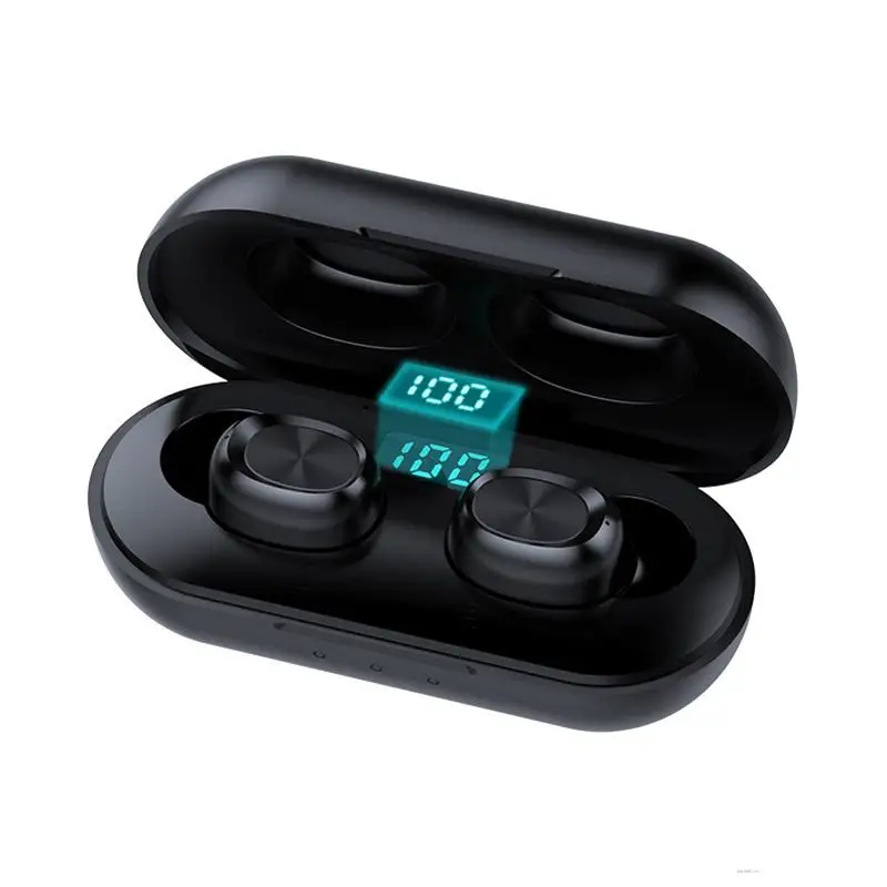 

2021New B5 TWS Binaural Bluetooth Headset 5.0 Sports Headphone Stereo Touch Control Earbuds True Wireless With Mic Charging Box