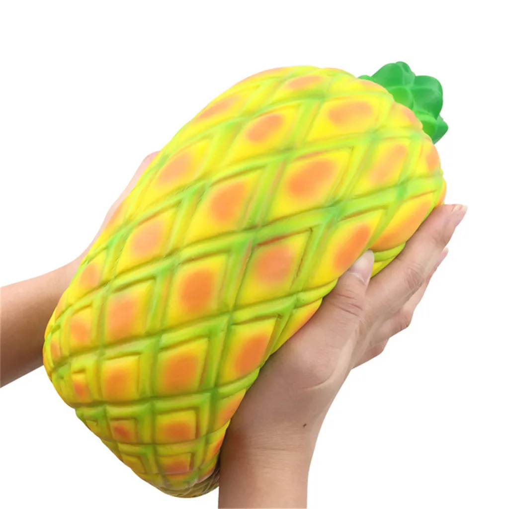 

Jumbo Super Giant Soft Pineapple Slow Rising Squeeze Toy anxiety relief anti stress Relieve Stress Toys For Adult Kids