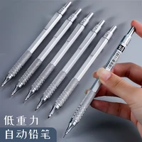 2pcs metal mechanical pencil with constant core 0 5 0 7 0 9 1 3 2 0 mm for primary school students work
