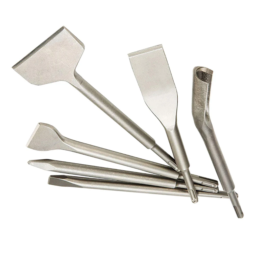 

6Pcs SDS Plus Hammer Drill Chisel Set Rotary Hammer SDS Bits Kit for Concrete Brick Masonry Granite