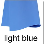 light blue 10 шт цветная губчатая бумага 50*50 см толщина Руководство DIY Материал головоломки Детский сад резиновый пластик 0,8 мм большой лист пенопласта - Цвет: light blue