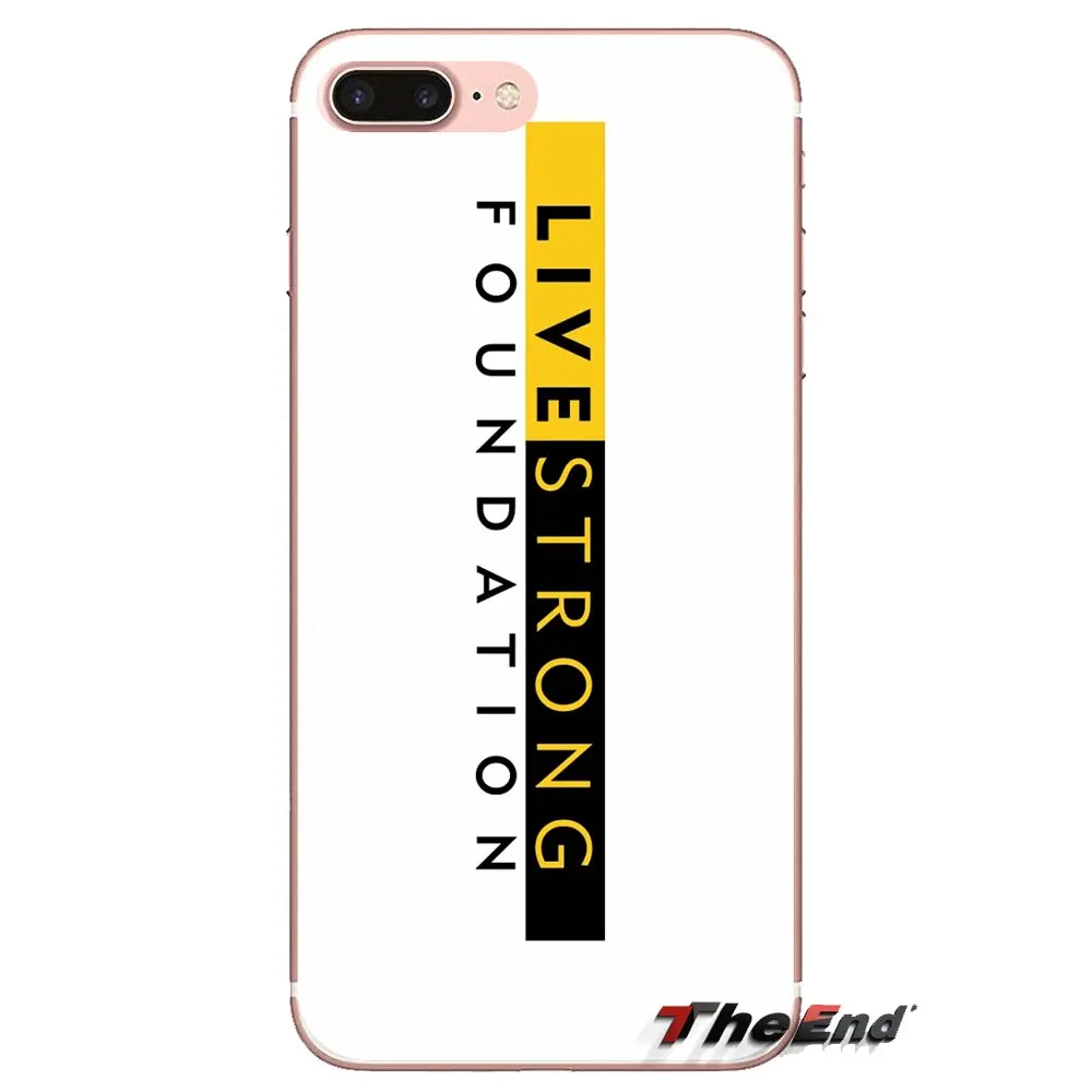 Livestrongs логотип мягкий прозрачный просвечивающийся чехол Чехлы для samsung Galaxy S3 S4 S5