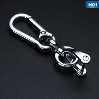 new car keychain simple with d buckle metal key chain climbing hook auto key rings creative gift for car interior accessories