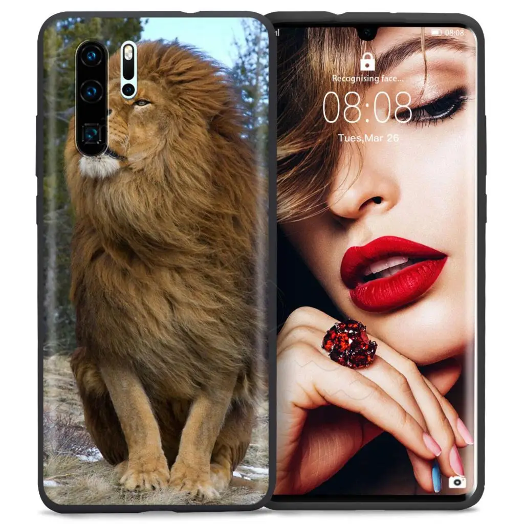 2 Webbedepp Лев Альфа Мужской чехол для Huawei P8 P9 P10 P20 P30 Lite Pro P Smart Z Mini - Цвет: 2