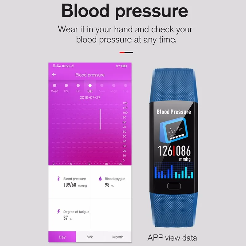 1 14 4 2 Bluetooth трекер активности Смарт браслет с