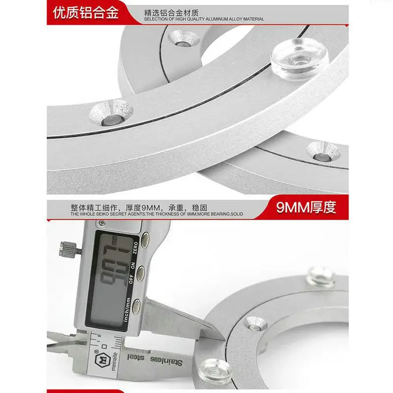 Более утолщенная Прочная Большая резиновая круглая поворотная пластина HQ