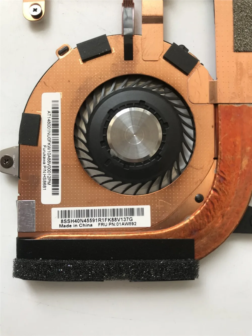 Новый вентилятор для ноутбука Lenovo Thinkpad X1 Tablet 3-го поколения 20KJ 20KK FRU 01AW891 01AW892 100%