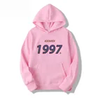 Мужская Толстовка Оверсайз, с надписью, в стиле хип-хоп, 1997