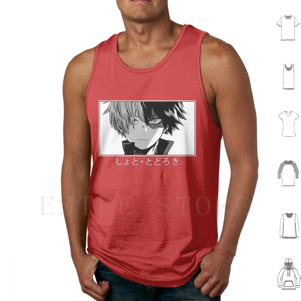 

Shoto Todoroki Tank Tops Vest Cotton Shoto Todoroki