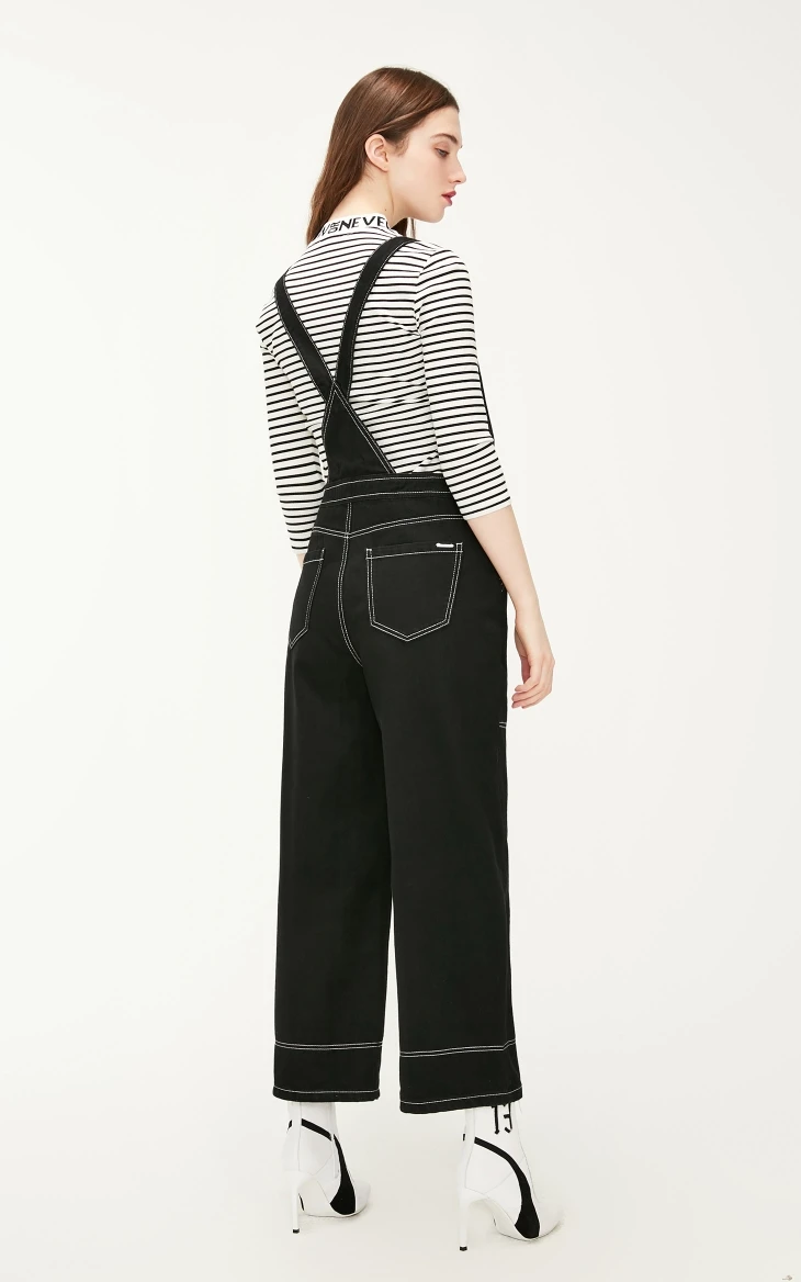 Vero Moda женские хлопковые широкие комбинезоны джинсы | 319164501