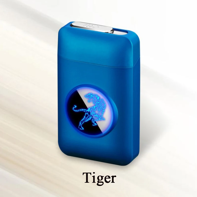 Полимерный металлический чехол для сигарет электрическая зажигалка прямые