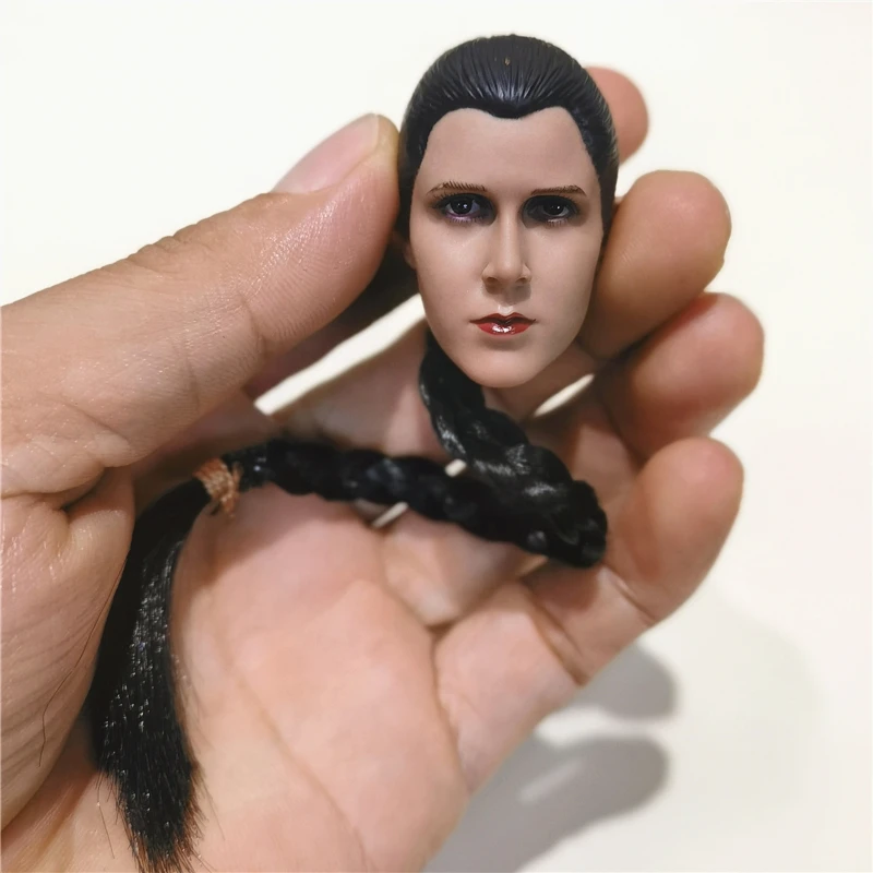 

ATX015 1/6 Female Leia Organa Solo Head Princess Model Fit 12'' Doll Soldier Toudiao Star Sexy Hair Implant Plait