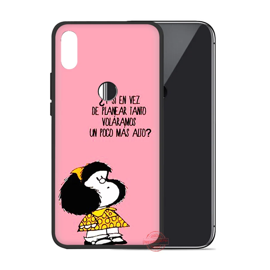 WEBBEDEPP Mafalda Soft Case for Huawei P Smart Z Plus 2018 2019 &amp Y6 Y7 Y9 Prime V20 | Мобильные телефоны и аксессуары
