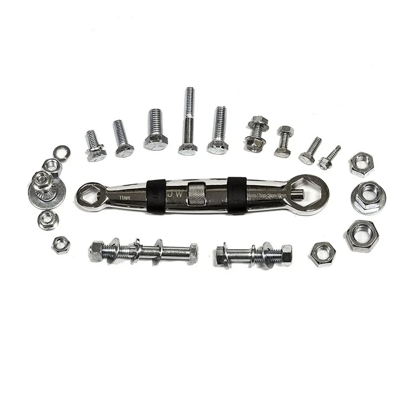 

23 in 1 Multi Functionall Adjustable Flexible Type Wrench Ergonomic Double-Head Hand Tools CR-V Alloy Steel Adjustable Wrench