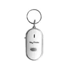 Светодиодный свисток для поиска ключей, мигающий сигнал, Звуковое управление, сигнал защиты от потери, устройство для поиска ключей с кольцом для ключей