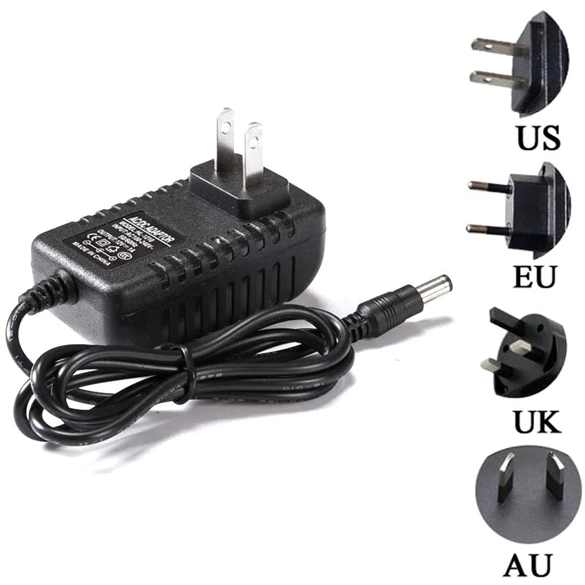 Оптовые поставки 6v 1A 5,5*2,5mm 5,5*2,1mm 100-240V ЕС США AC к DC адаптер питания зарядное устройство для монитора артериального давления