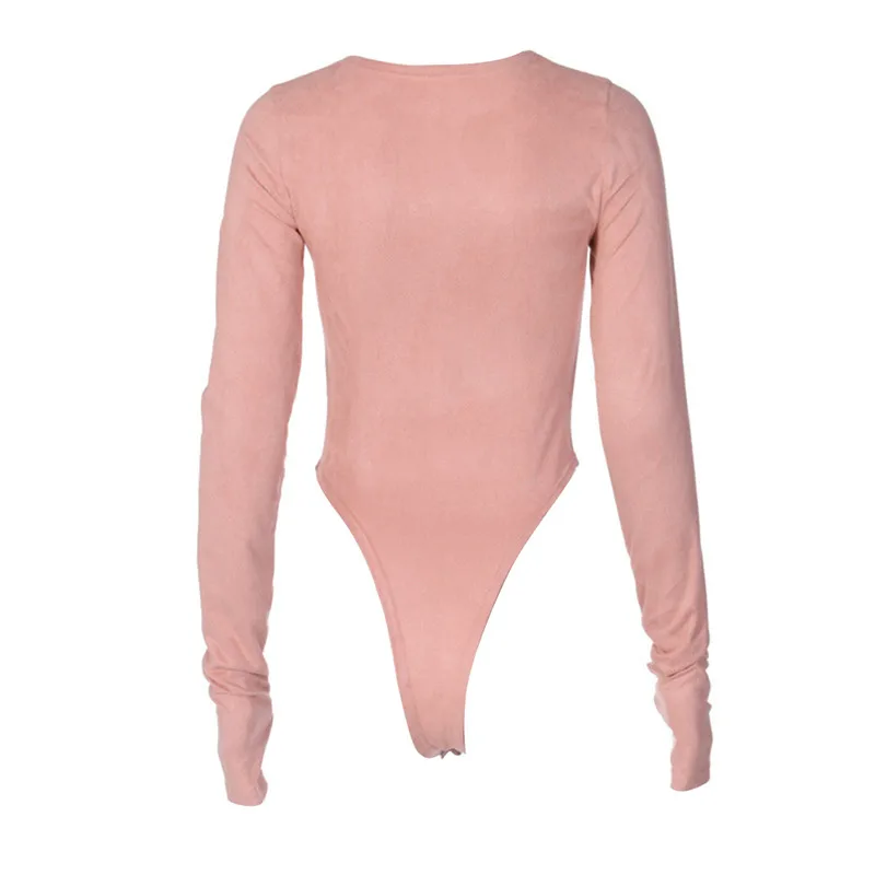 Женские Боди с длинным рукавом готический комбинезон 2020 Осень-зима облегающий