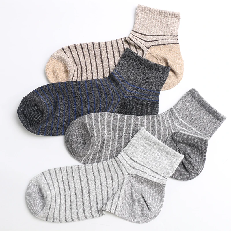 

Носки мужские хлопковые в полоску, на все сезоны, весна-осень