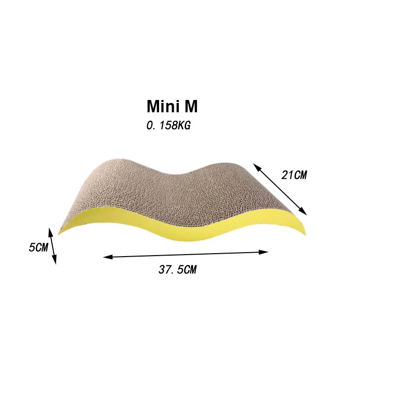 

New Cat Scratch Board Corrugated Wear Resistant Cat Scratcher Mat Home Furniture Cat Toys Pet Product Home Accessories Pet Tools