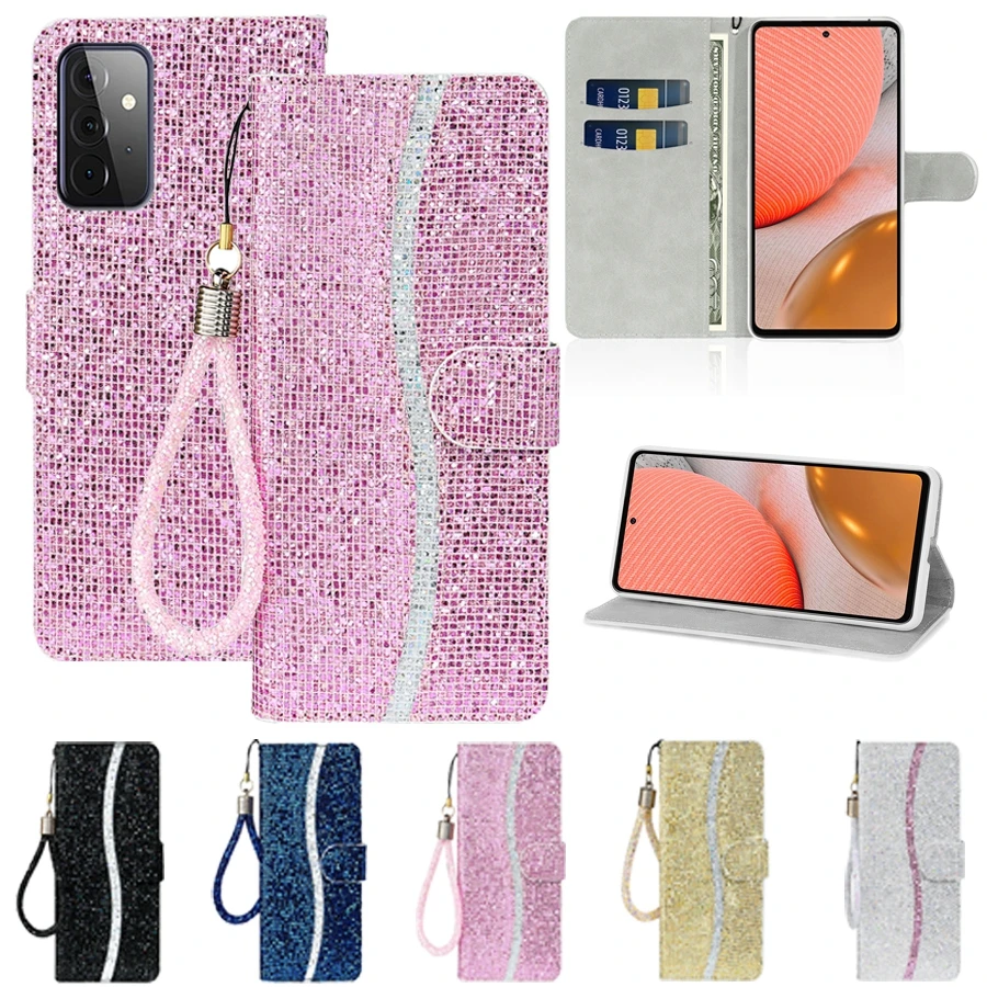 

Wallet Anti-drop Case For Samsung Galaxy A02S A03S A12 A13 A22 A32 A50 A51 A52 A53 A70 A71 A72 S21/S20 Plus/Ultra/FE S10/S9 Plus