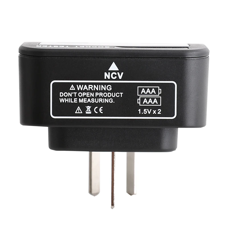 Socket Tester AC Electric Digital Display Plug Voltage Pro EU UK US AU NCV Grounding Circuit Breaker Finders | Инструменты