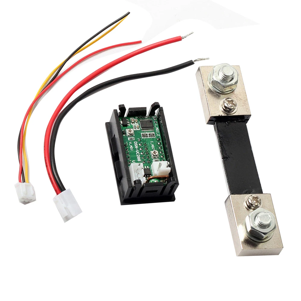 Цифровой вольтметр Амперметр постоянного тока 100 в А панель Измеритель