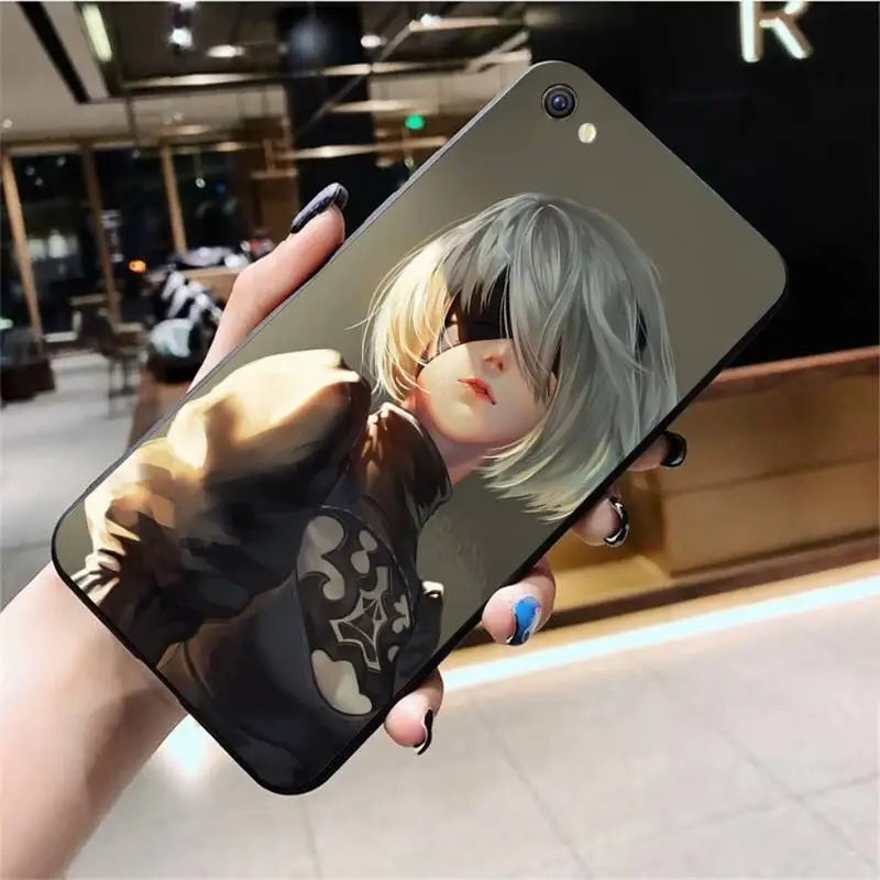 YJZFDYRM yorha № 2 Тип b 2B НИР автоматов мягкий чехол для телефона Капа Vivo Y91c Y17 Y51 Y67 Y55 Y7s